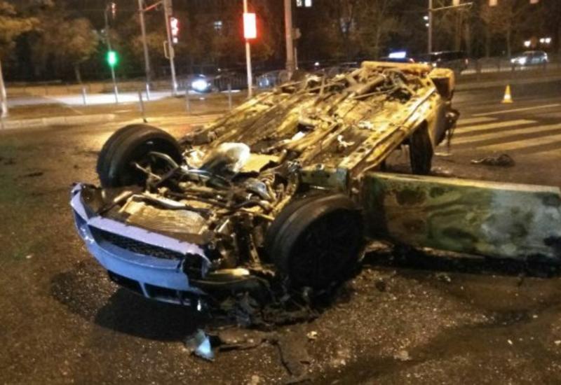Чудовищная цепная авария в центре Баку, образовалась пробка
