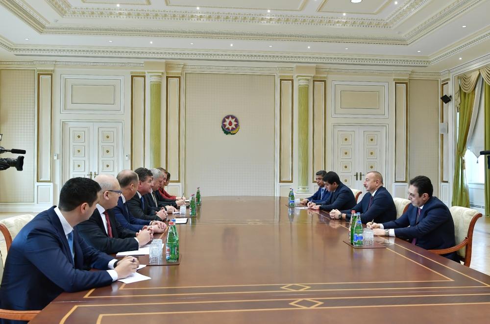 Президент Ильхам Алиев принял делегацию во главе с министром иностранных и европейских дел Словакии
