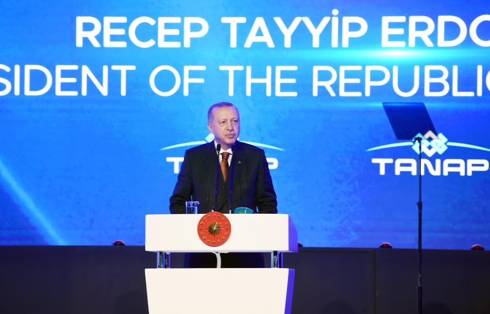 Президент Ильхам Алиев принял участие в церемонии открытия части проекта TANAP, соединяющейся с Европой
