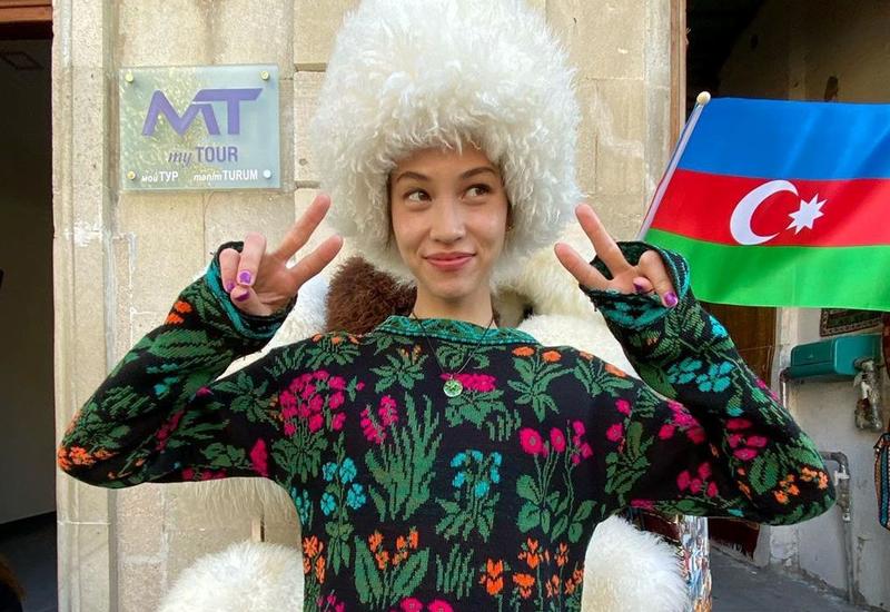 Известная модель впервые в Баку: "Красивый синтез футуризма и традиций"