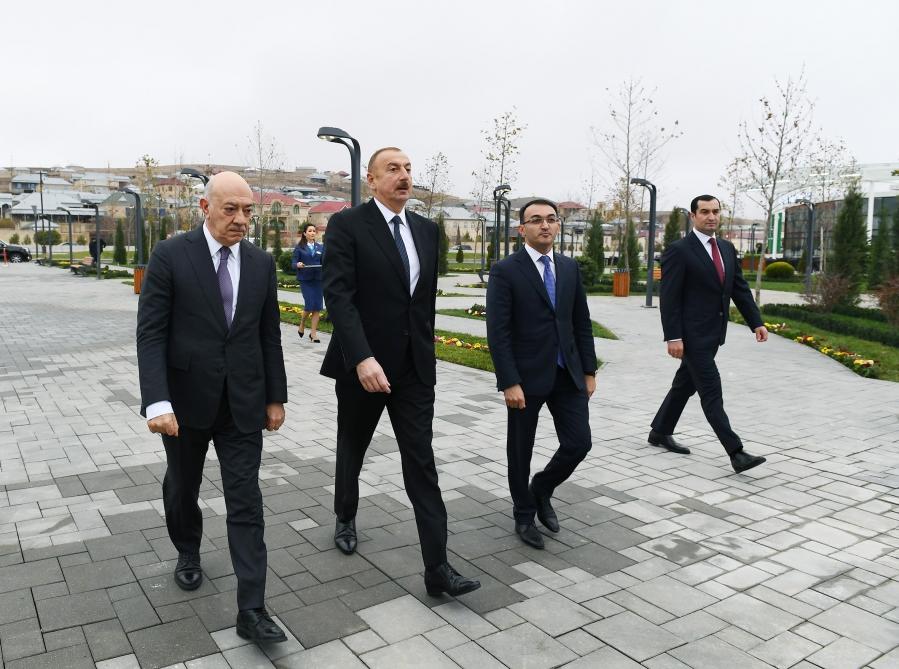 Президент Ильхам Алиев принял участие в открытии комплекса "ASAN Həyat" в Шамахе