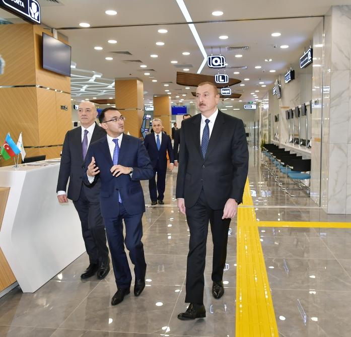 Президент Ильхам Алиев принял участие в открытии комплекса "ASAN Həyat" в Шамахе