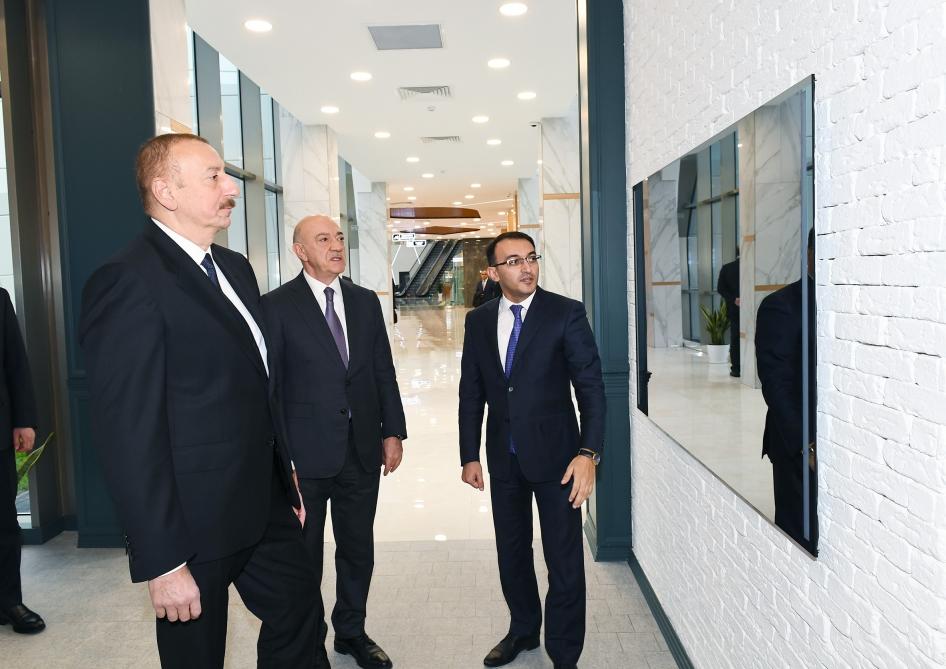 Президент Ильхам Алиев принял участие в открытии комплекса "ASAN Həyat" в Шамахе