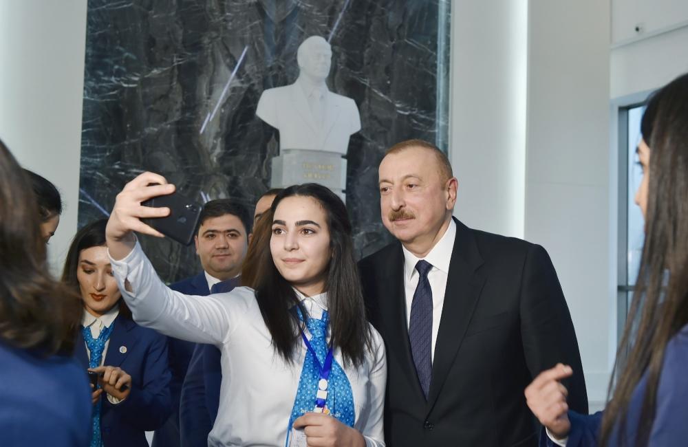 Президент Ильхам Алиев принял участие в открытии комплекса "ASAN Həyat" в Шамахе