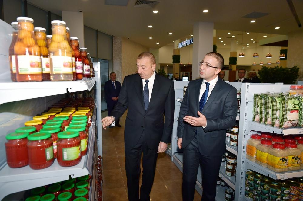 Президент Ильхам Алиев принял участие в открытии комплекса "ASAN Həyat" в Шамахе