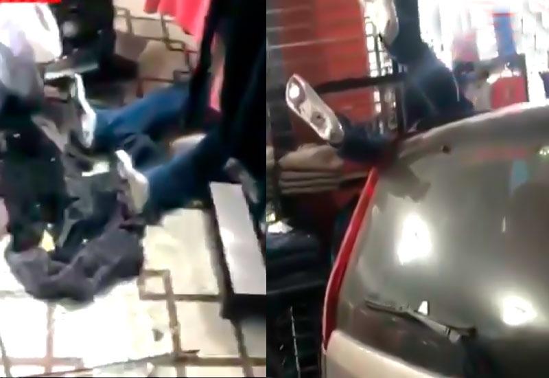 В Баку автомобиль въехал в магазин