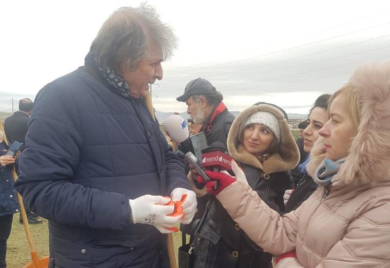 Фархад Халилов: Сажать деревья по случаю юбилея Насими — вдвойне почетное дело