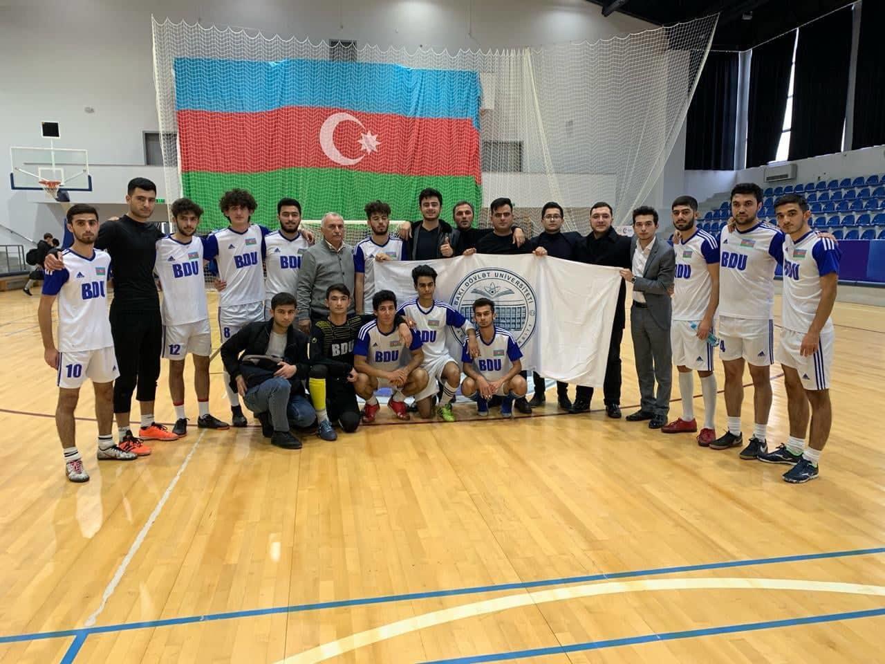BDU Futzal Komandası ÖLKƏ ÇEMPİONU oldu