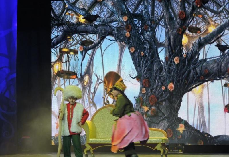 Организованное в Шамахы семейное мега-шоу "Джыртдан и волшебный халат" подарило детям прекрасные, радостные моменты