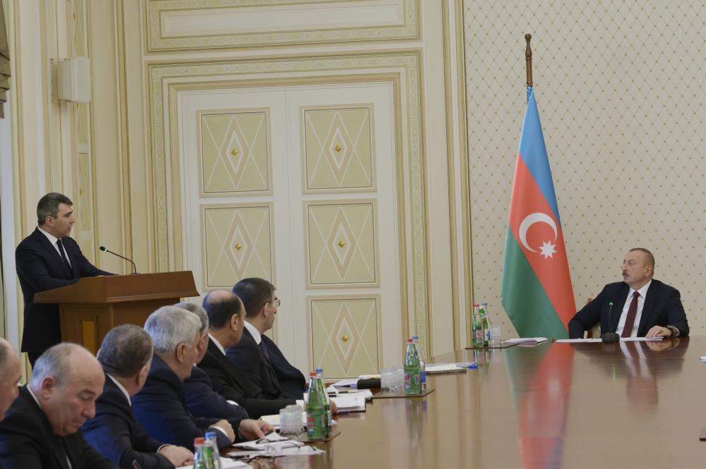При Президенте Ильхаме Алиеве состоялось совещание, посвященное итогам хлопкового сезона и предстоящим в 2020 году мерам