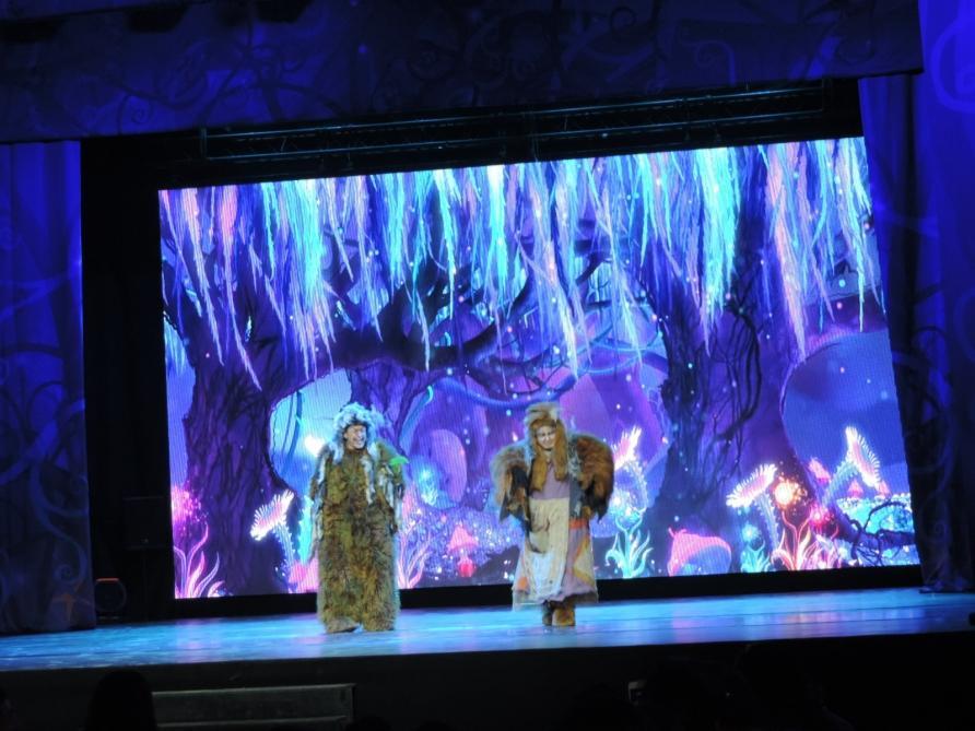 Организованное в Шамахы семейное мега-шоу "Джыртдан и волшебный халат" подарило детям прекрасные, радостные моменты