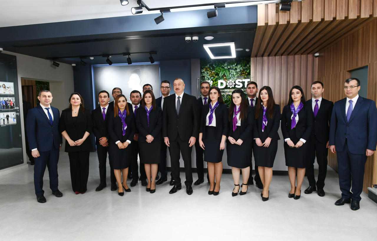 Prezident İlham Əliyev 2 saylı DOST mərkəzinin açılışında iştirak edib
