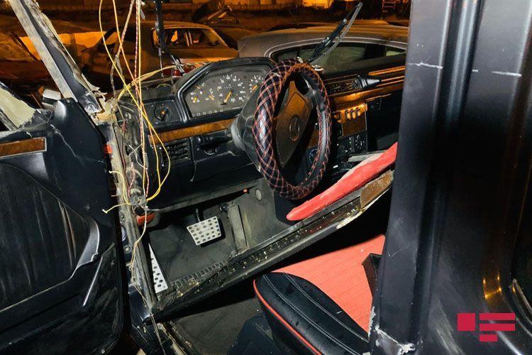 Gelandewagen попал в тяжелое ДТП на трассе Баку-Сумгайыт