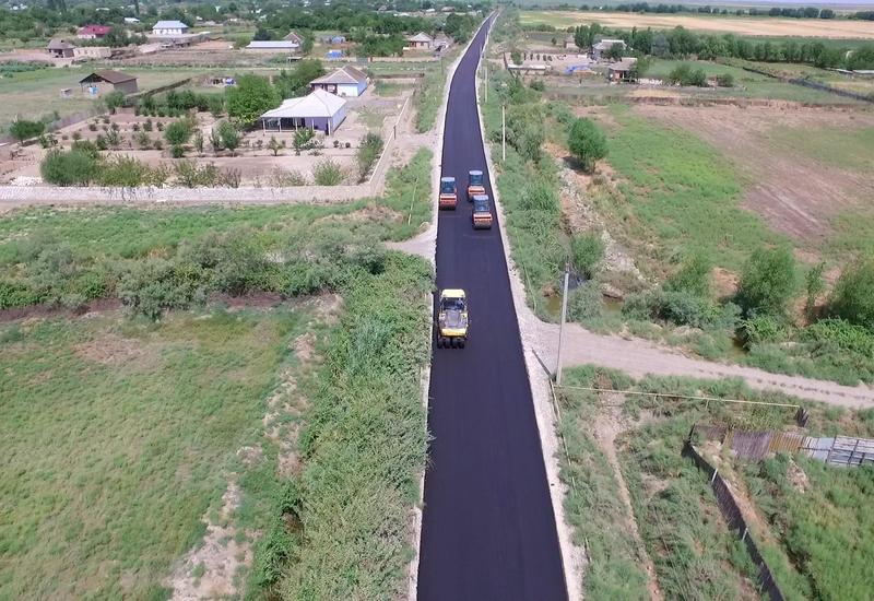 В одном из районов Азербайджана отремонтировали ряд дорог
