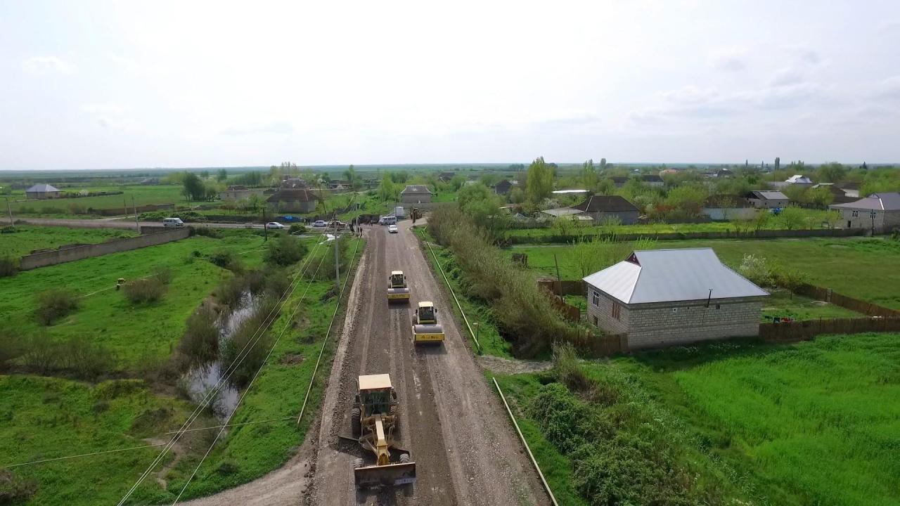 В одном из районов Азербайджана отремонтировали ряд дорог