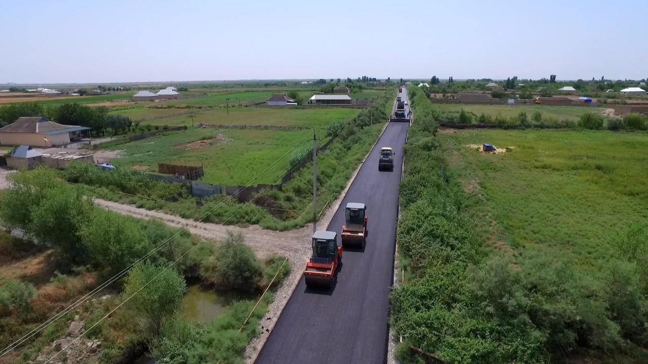 В одном из районов Азербайджана отремонтировали ряд дорог