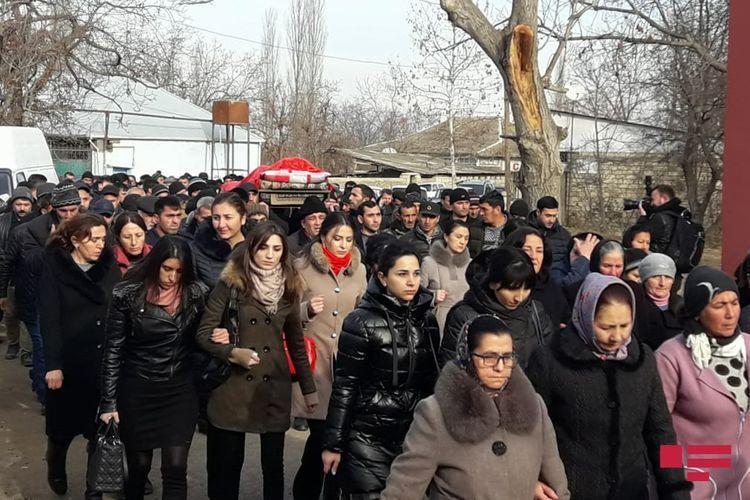 Убитая в Товузе 10-летняя Нармин похоронена