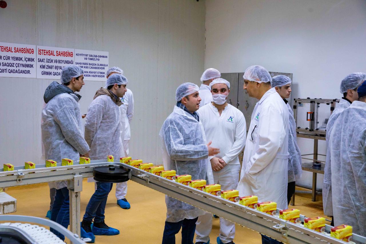 Sevilən yerli markaların istehsal edildiyi Bakı Qida və Yağ Fabrikinə ziyarət təşkil edildi