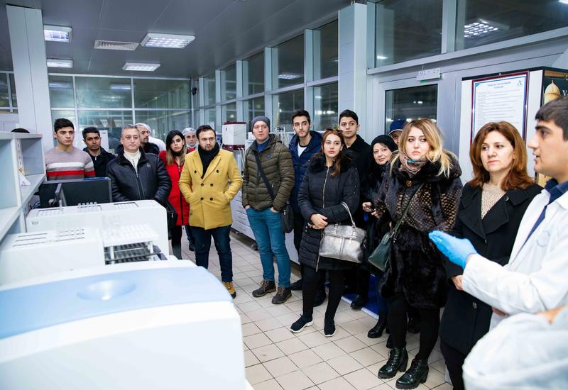 Sevilən yerli markaların istehsal edildiyi Bakı Qida və Yağ Fabrikinə ziyarət təşkil edildi