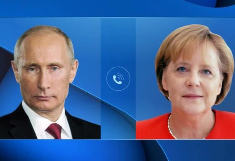 Путин и Меркель поговорили по телефону