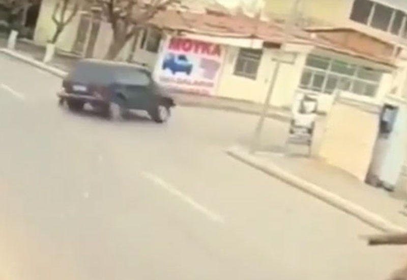 Gəncədə 16 yaşlı sürücünün öldüyü qəzanın VİDEOsu