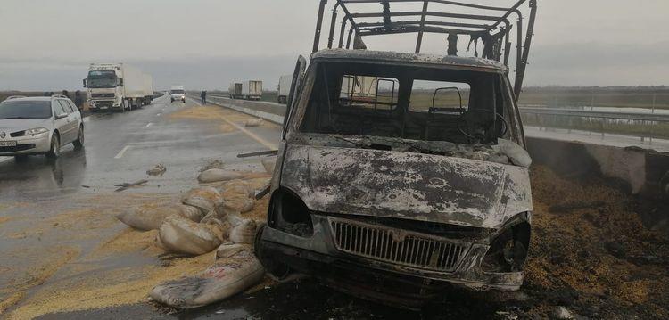Тяжелое ДТП в Лянкяране, один человек сгорел заживо