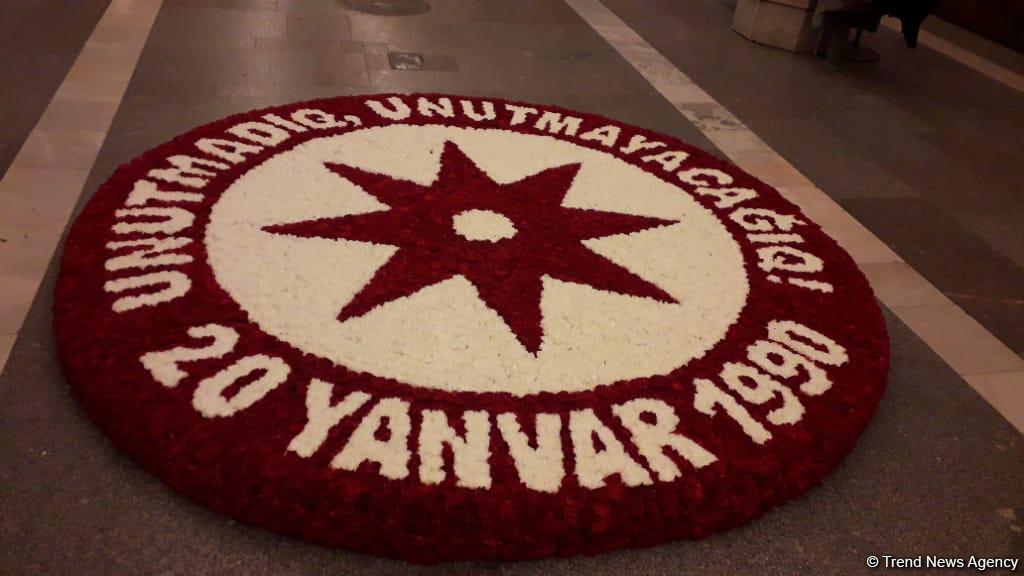 Şəhidlərin xatirəsi bir dəqiqəlik sükutla yad edildi, hərəkət dayandırıldı