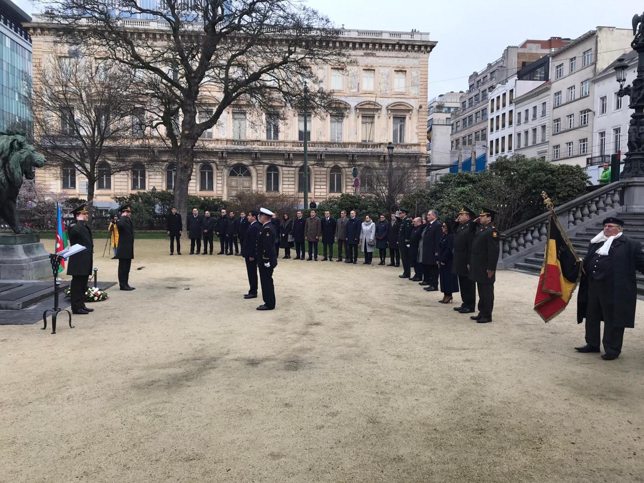 20 Yanvar faciəsi Brüssel şəhərində təntənəli şəkildə anılıb