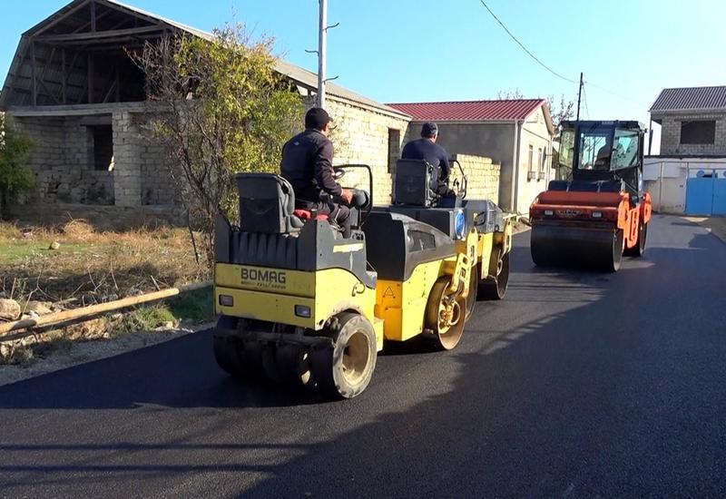 В ряде бакинских поселков заасфальтированы более 130 улиц