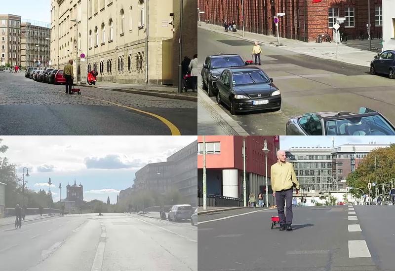 Художник "рисует" пробки на Google Maps при помощи 99 смартфонов