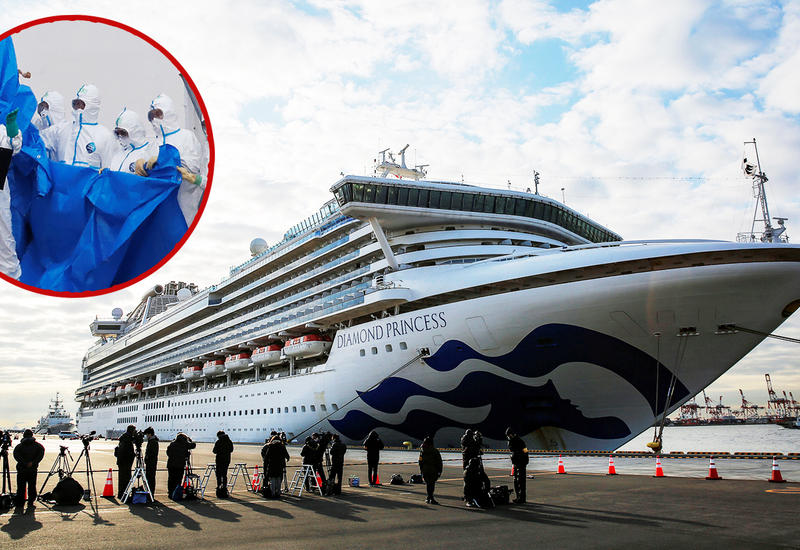 Карантин на Diamond Princess: число зараженных выросло в 3 раза