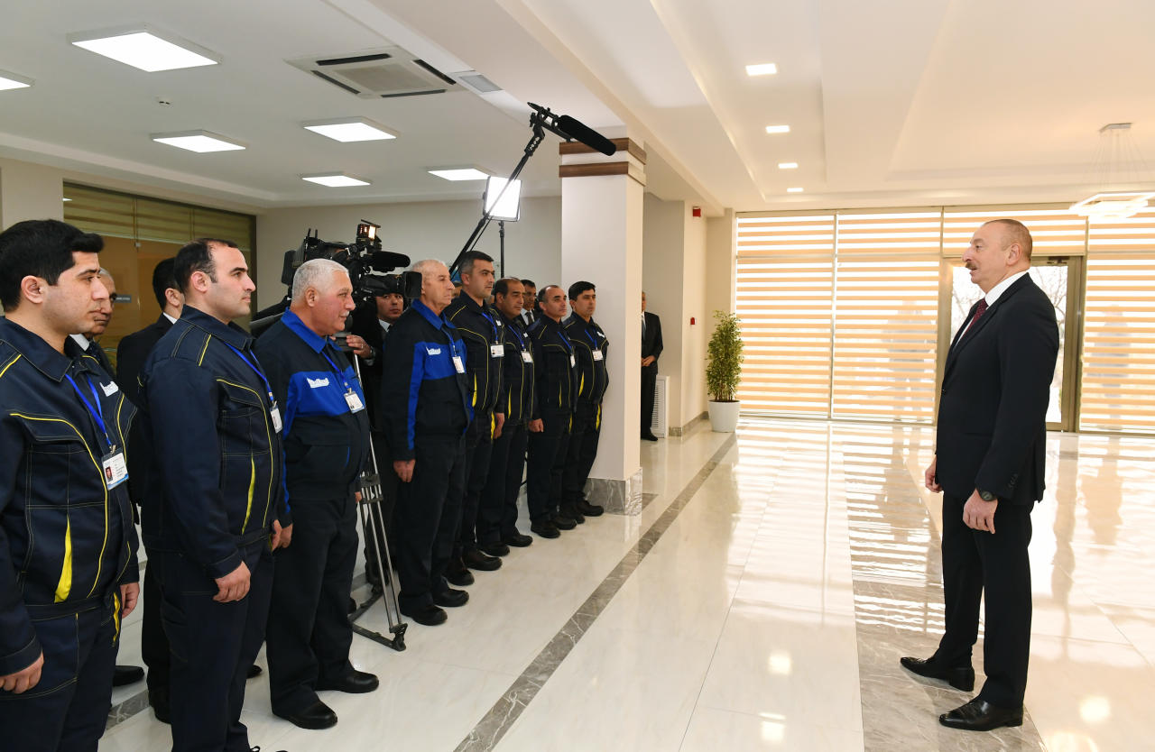 Президент Ильхам Алиев принял участие в открытии подстанции «Дюбенди» ОАО «Азерэнержи»