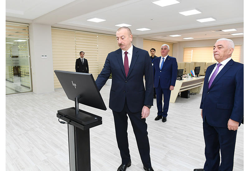 Президент Ильхам Алиев принял участие в открытии подстанции «Дюбенди» ОАО «Азерэнержи»