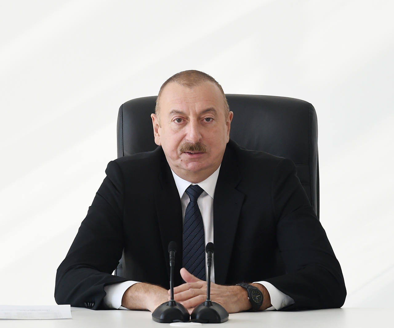Президент Ильхам Алиев принял участие в церемонии открытия центра ASAN xidmət в Кюрдамире