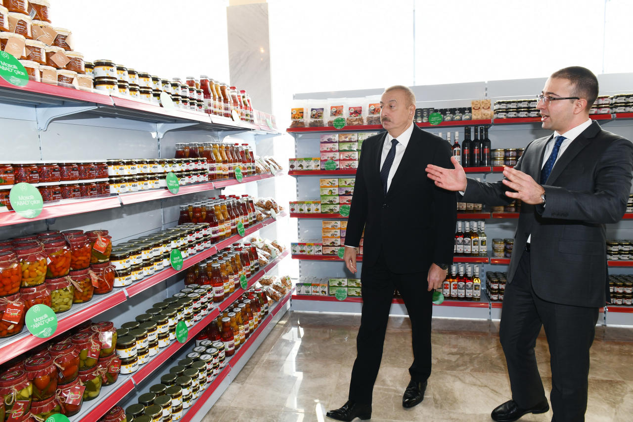 Президент Ильхам Алиев принял участие в церемонии открытия центра ASAN xidmət в Кюрдамире