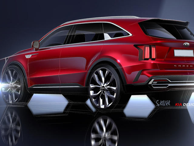 Официально раскрыт дизайн нового Kia Sorento