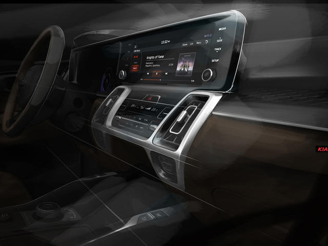 Официально раскрыт дизайн нового Kia Sorento