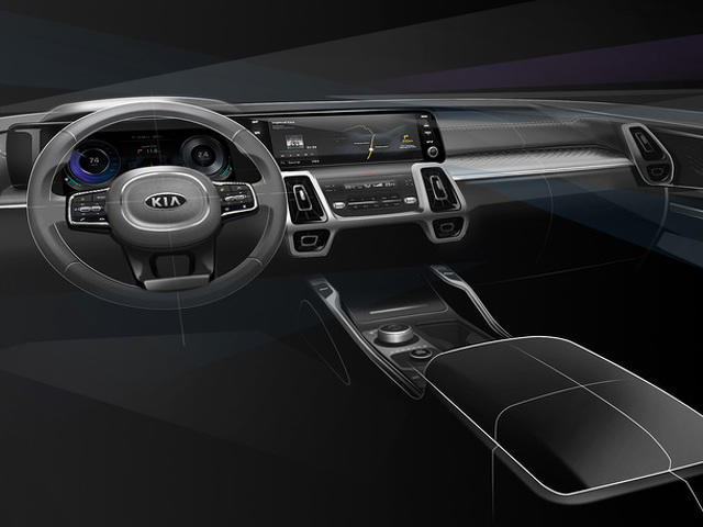 Официально раскрыт дизайн нового Kia Sorento