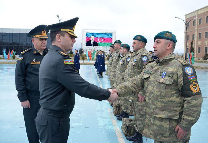 Группа азербайджанских миротворцев вернулась из Афганистана