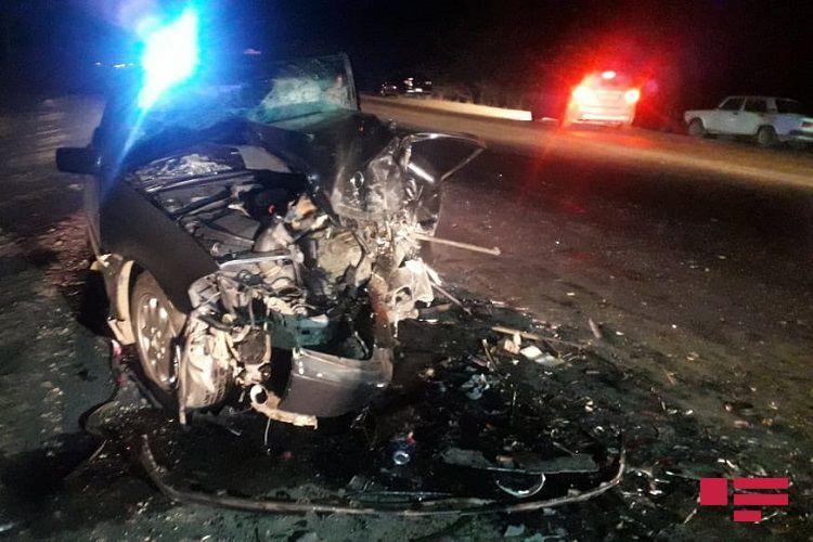 Жуткое ДТП в Шамкире, двое погибших, четверо раненых