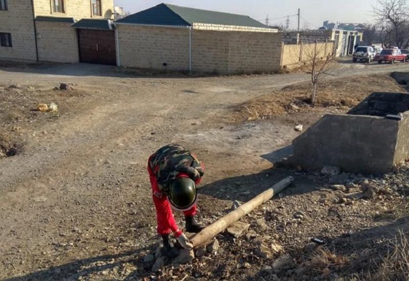 На обочине дороги Баку-Газах найдена ракета