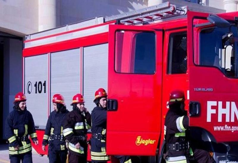 В жилом доме в Загатале произошел пожар