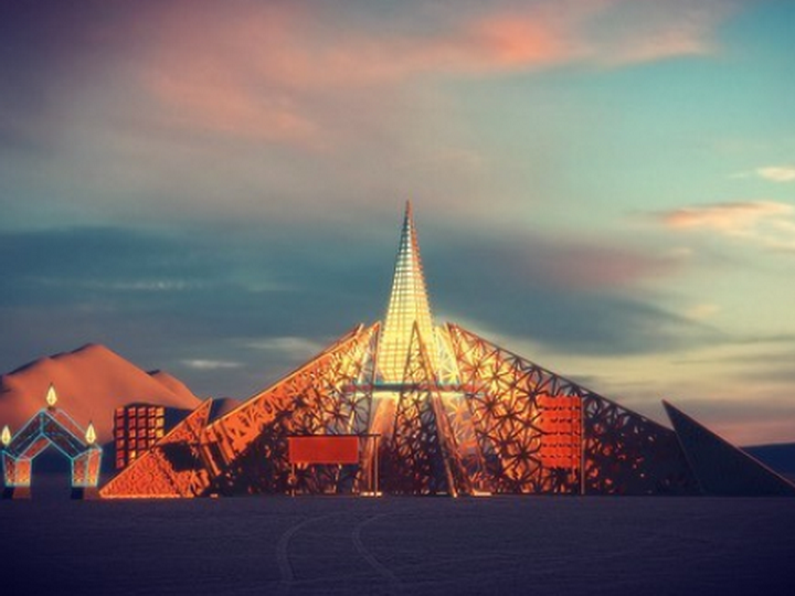 Каким будет главный храм фестиваля Burning Man 2020