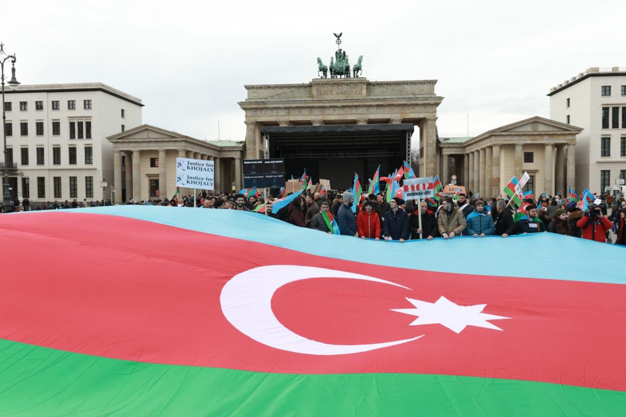 В Берлине прошел Общеевропейский Карабахский митинг