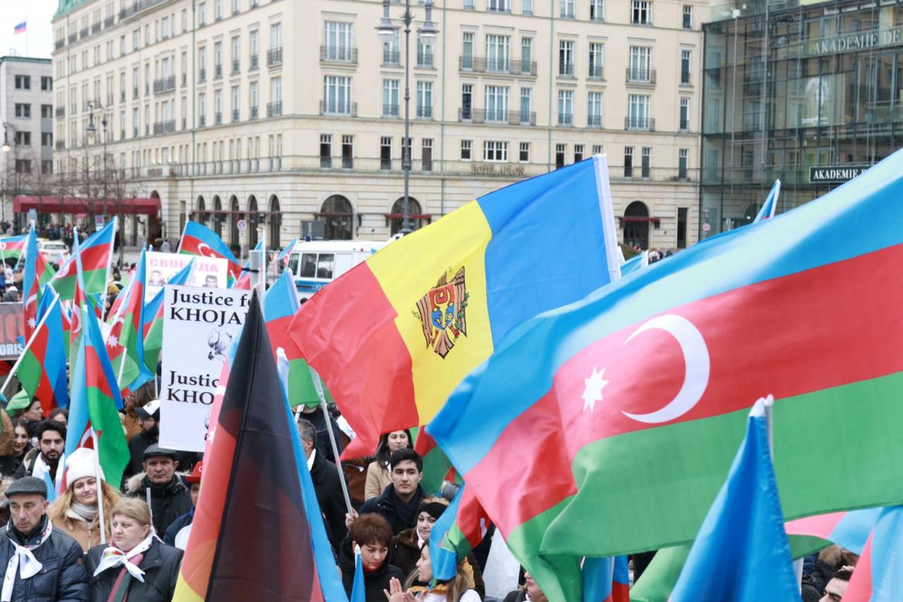 В Берлине прошел Общеевропейский Карабахский митинг