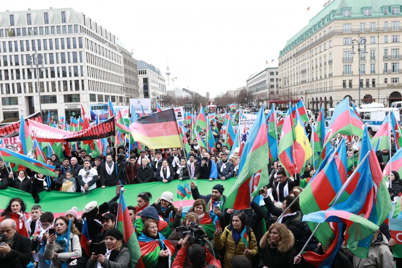 В Берлине прошел Общеевропейский Карабахский митинг