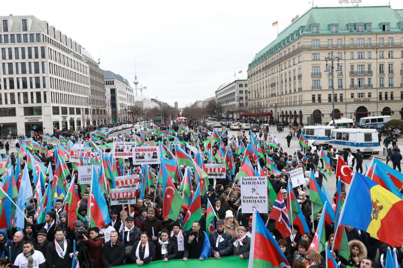 В Берлине прошел Общеевропейский Карабахский митинг