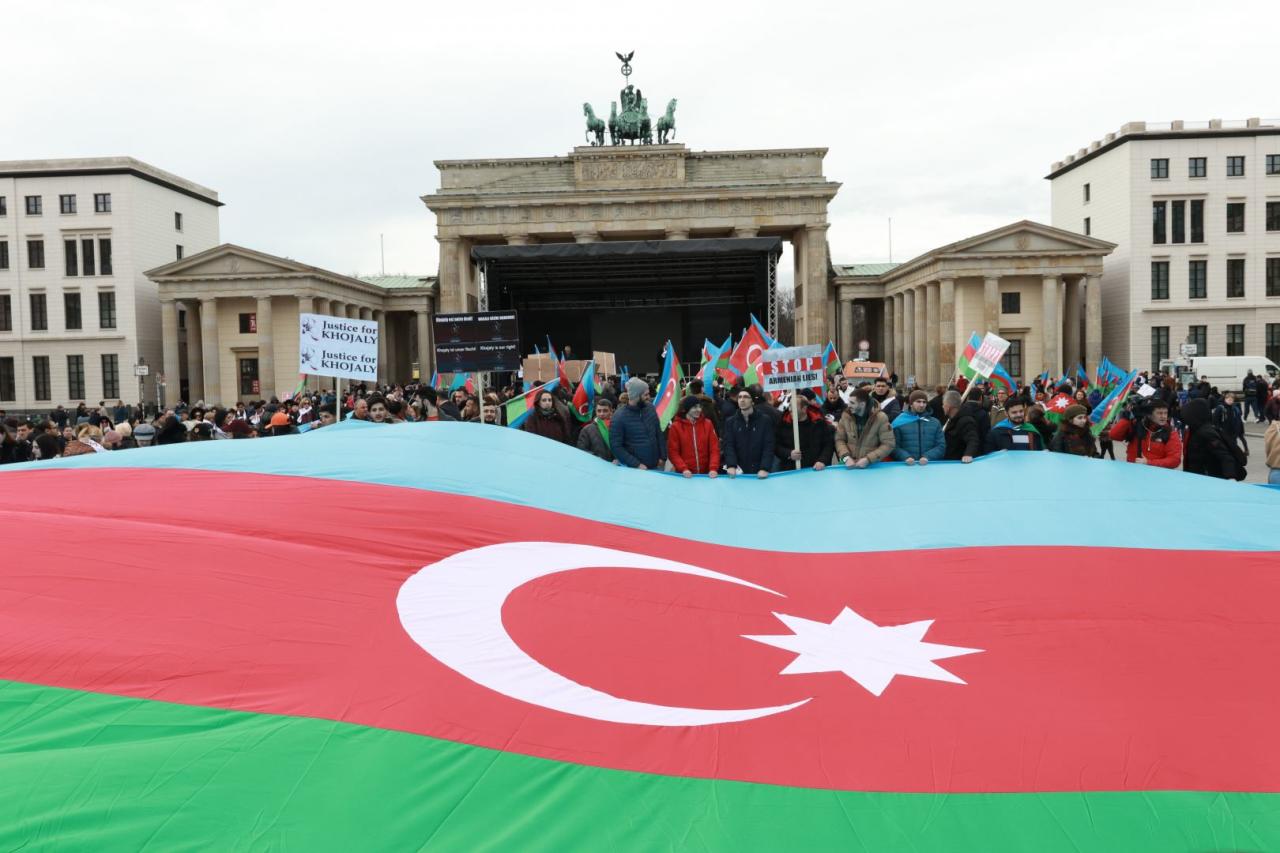 В Берлине прошел Общеевропейский Карабахский митинг