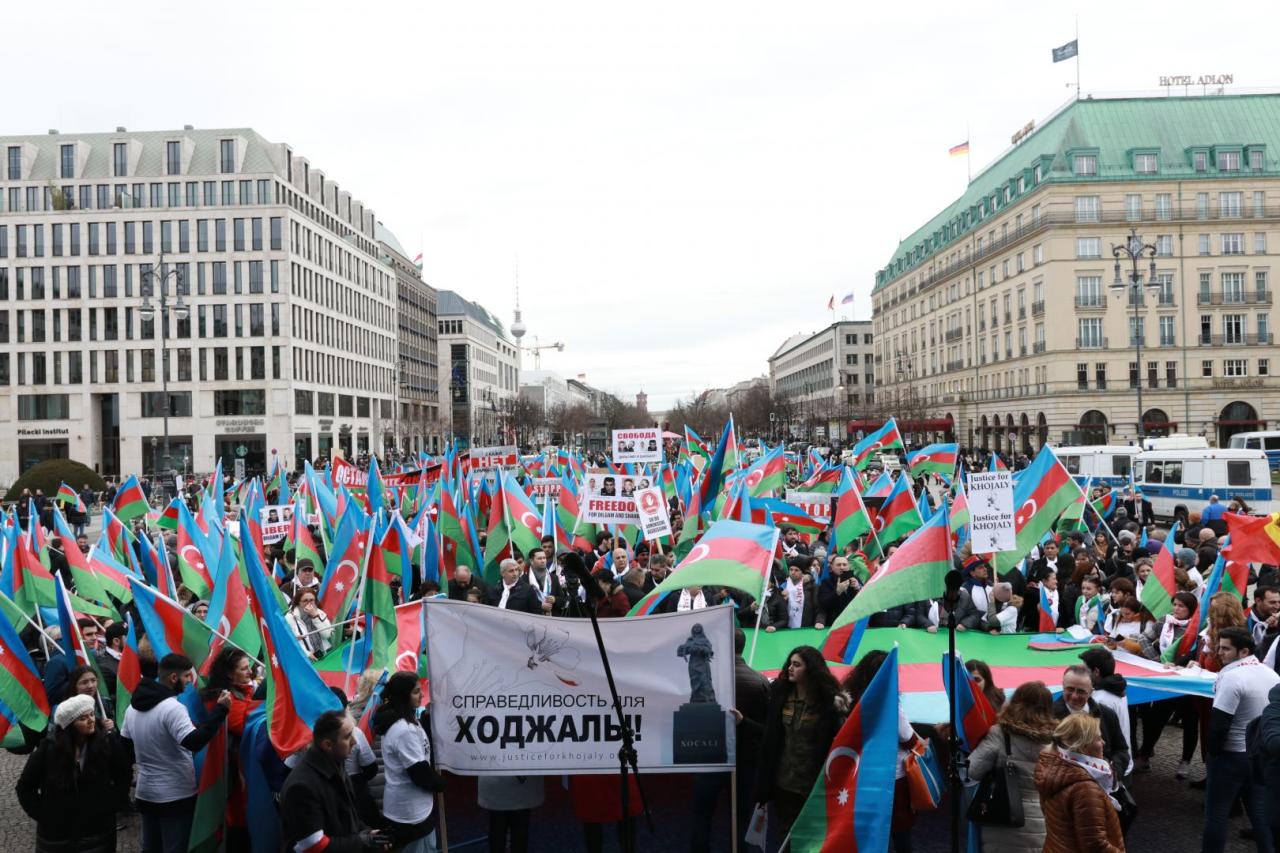 В Берлине прошел Общеевропейский Карабахский митинг