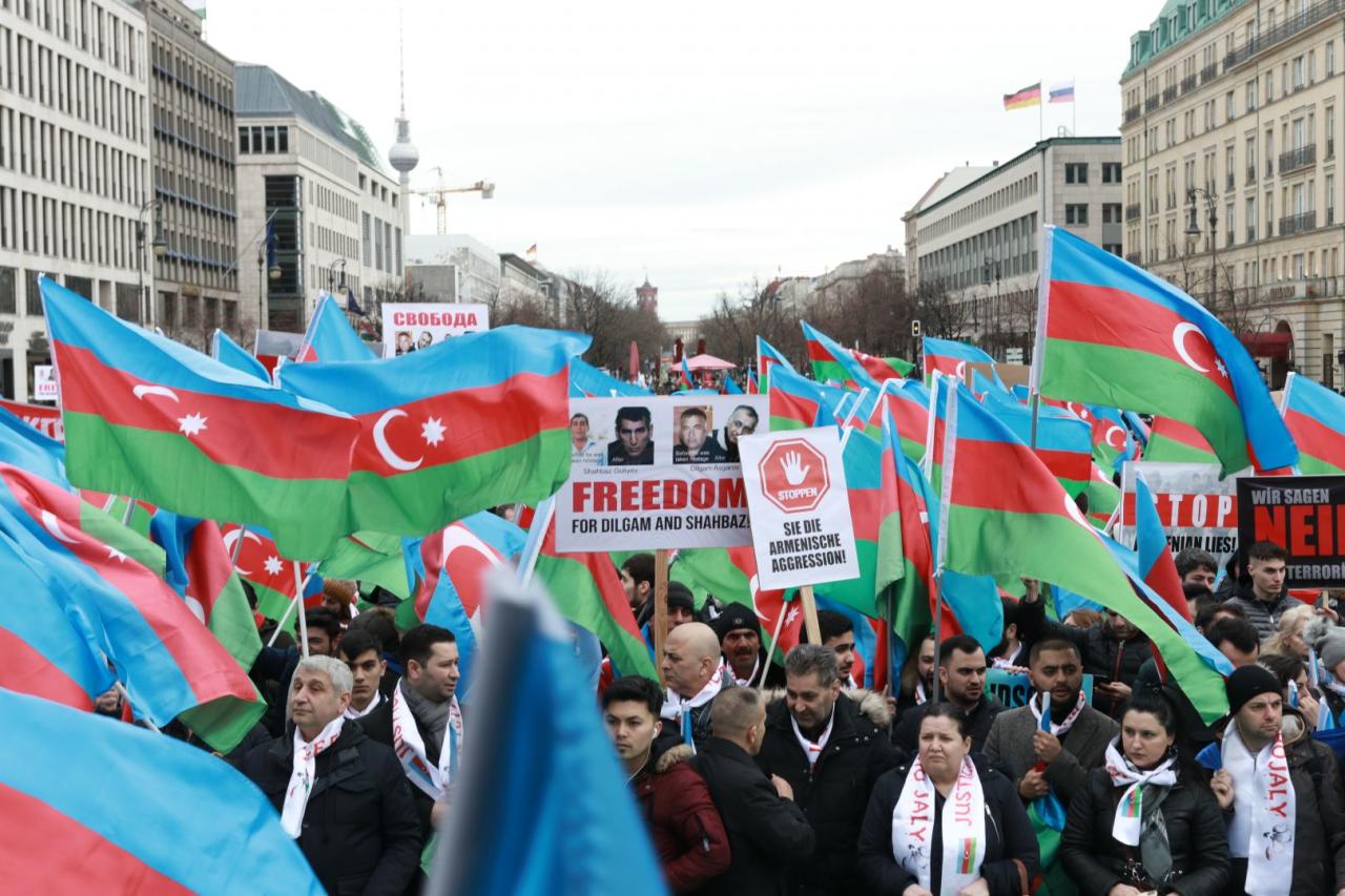В Берлине прошел Общеевропейский Карабахский митинг